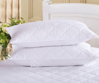 Quilted White Duck Down / Polyester Fiber Pillow PRD-QP9001